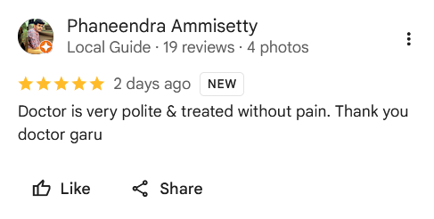 Patient review 5